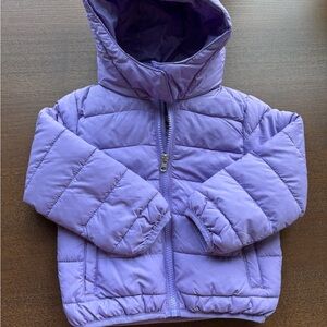 Cozy Lavender Puffer Jacket for Kids